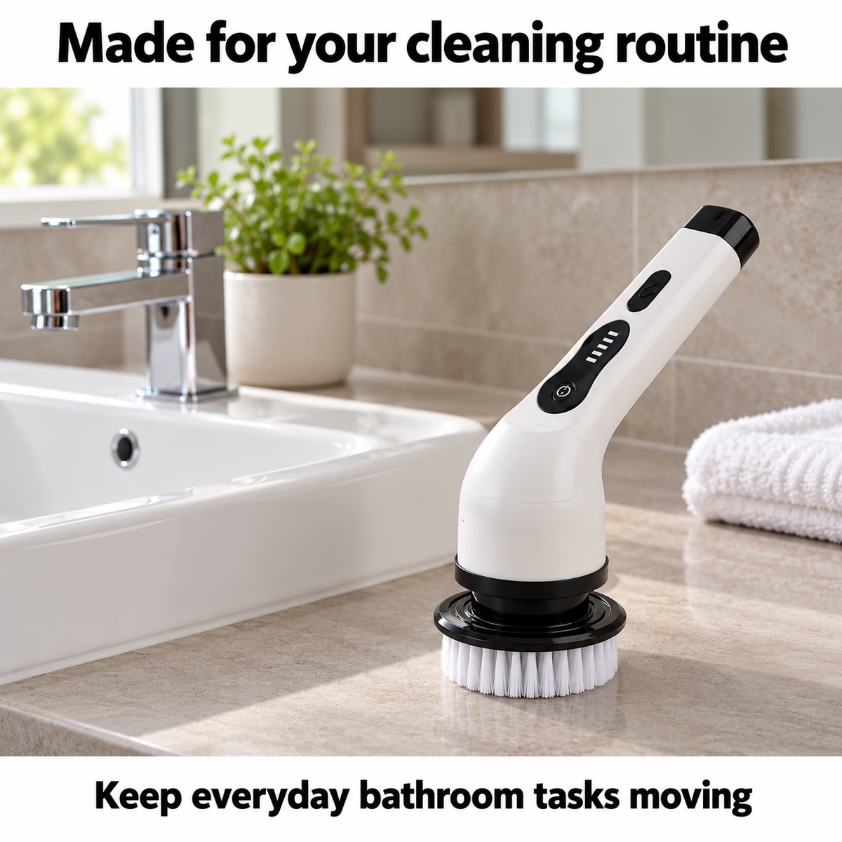 ScrubEase™ Electric Spin Scrubber