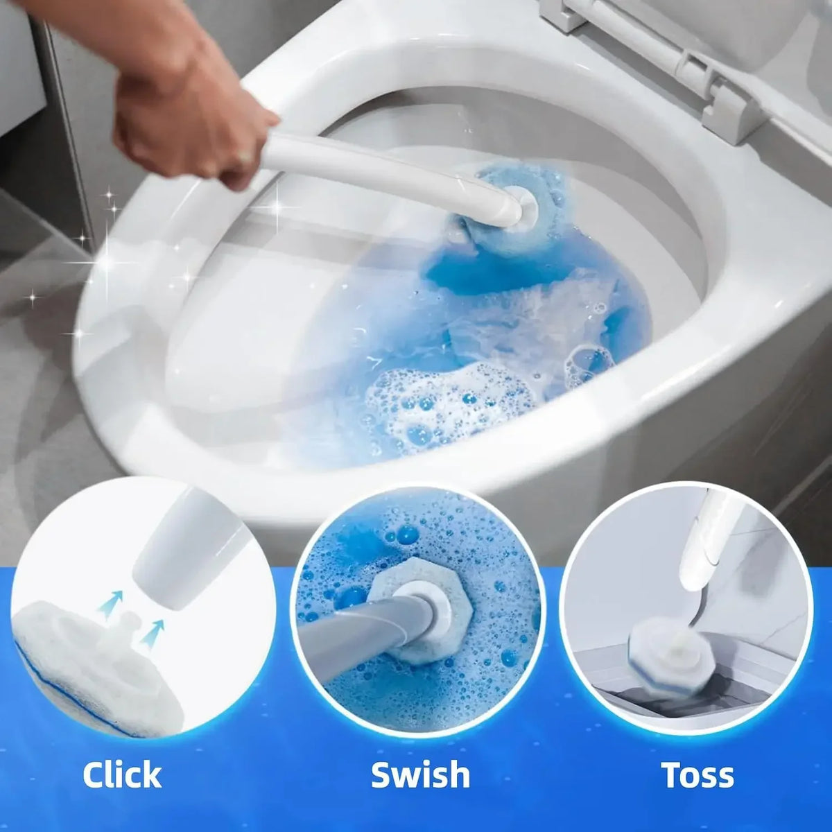 TossAway™ Toilet Brush