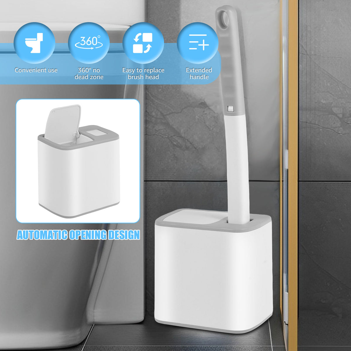 TossAway™ Toilet Brush